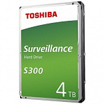 4TB Toshiba Surveillance S300 HDWT840UZSVA SATA 6.0Gb/s, 5400 rpm, 256Mb buffer, 3.5" для видеонаблюдения