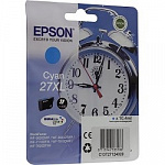 EPSON C13T27124020/4022 Singlepack Cyan 27XL DURABrite Ultra Ink for WF7110/7610/7620 cons ink