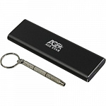 AgeStar 31UBNV1C GRAY USB 3.1 Type-C Внешний корпус M.2 NVME M-key AgeStar 31UBNV1C GRAY, алюминий, черный 17310