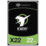 Жесткий диск SEAGATE Enterprise Capacity 3.5" HDD Exos X22 22TB Наличие SAS 512 Мб 7200 об/мин 3,5" Время наработки на отказ 2500000 ч. ST22000NM000E