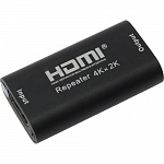 ORIENT VE020, HDMI 1.4 репитер, усилитель сигнала 1920x1080@60Hz до 40м, 4K@30Hz до 20м, HDMI F - HDMI F, не требуется внешнее питание 31032
