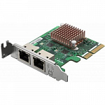 Сетевая карта Qnap QXG-2G2T-I225 двухпортовая 2,5GBASE-T/1000BASE-T/100BASE-TX, PCIe Gen2 x2