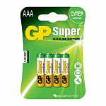 Батарея GP Super Alkaline 24A LR03 AAA 4шт
