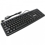 Exegate EX263905RUS Клавиатура Exegate LY-331, USB, шнур 1,5м, черная, 104кл, Enter большой, Color box