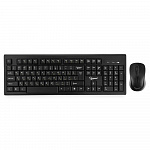 Клавиатура + мышь Gembird KBS-8002 беспроводной комплект, 2.4ГГц, черный, 104 клавиши+2 кнопки+колесо кнопка, 1000DPI, батарейки в комплекте