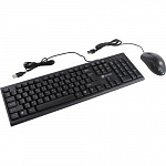 Клавиатура + мышь Oklick 640M черный USB 1102281
