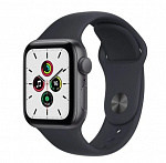 MKQ13LL/A Apple Watch SE GPS, 40mm Space Grey Aluminium Case with Midnight Sport Band