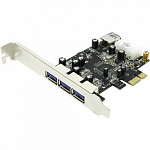 Controller ST-Lab, PCI-E x1, U- 750, 3 ext USB3.0 + 1 int USB3.0, +LP bracket, Ret