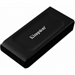 Твердотельный накопитель/ Kingston External SSD XS1000, 1000GB, Type-C/A, USB 3.2 Gen 2, R/W 1050/1000MB/s, 70x33x14mm, 29g., Black 5 лет