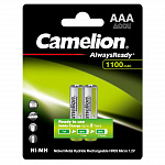 Camelion AAA-1100mAh Ni-Mh BL-2 NH-AAA1100BP2, аккумулятор,1.2В 2 шт. в уп-ке