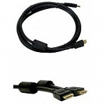Кабель аудио-видео Buro HDMI 1.4 HDMI m/HDMI m 1.8м. феррит.кольца черный HDMI-19M/19M-1.8M-MG