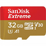 SanDisk Extreme microSD card for Mobile Gaming 32GB RescuePRO Deluxe - Gold/Red