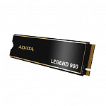 Твердотельный накопитель/ ADATA SSD LEGEND 900, 1024GB, M.222x80mm, NVMe 1.4, PCIe 4.0 x4, 3D NAND, R/W 7000/4700MB/s, IOPs н.д./н.д., TBW 260, DWPD 0.14, with Heat Sink 5 лет