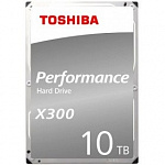 10TB Toshiba X300 HDWR11AUZSVA SATA 6.0Gb/s, 7200 rpm, 256Mb buffer, 3.5"