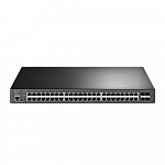 TP-Link TL-SG3452XP Управляемый коммутатор JetStream уровня 2+ c 48 гигабитными портами PoE+ и 4 портами SFP+