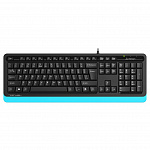 Клавиатура A4Tech Fstyler FKS10 черный/синий USB 1530196