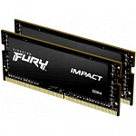 Kingston DRAM 16GB 2666MHz DDR4 CL15 SODIMM Kit of 2 FURY Impact KF426S15IBK2/16