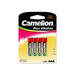 Camelion LR03 Plus Alkaline BL-4 LR03-BP4, батарейка,1.5В 4шт. в уп-ке