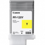 Canon PFI-120Y 2888C001 Картридж для TM-200/TM-205/TM-300/TM-305, 130 мл. жёлтый GJ