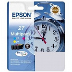 EPSON C13T27054020/4022 Multipack 3-colour 27 DURABrite Ultra Ink for WF7110/7610/7620 cons ink