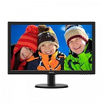 LCD PHILIPS 23.6" 243V5QHABA 00/01 черный MVA 1920x1080 8ms 178/178 250cd 10M:1 D-Sub DVI HDMI 2x2W