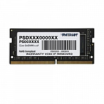 Память SO-DIMM DDR4 4Gb PC21300 2666MHz CL19 PATRIOT 1.2V PSD44G266681S