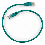Патч-корд UTP Cablexpert PP12-0.5M/G кат.5e, 0.5м, литой, многожильный зелёный