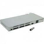 MikroTik CCR1016-12S-1S+ Маршрутизатор 16-cores, 1.2Ghz per core, 2GB RAM, 12xSFP cages, 1xSFP+ cage, RouterOS L6, 1U rackmount case, Dual PSU, LCD panel