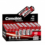 Camelion Plus Alkaline COMBO40 20LR6 + 20LR03-CB, батарейка,1.5В 40 шт. в уп-ке