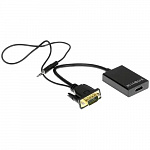 Cablexpert A-VGA-HDMI-01 Адаптер VGA M + аудио- HDMI F, 0.15 м, питание от USB