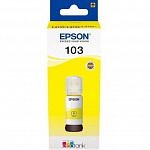 EPSON C13T00S44A Контейнер 103 с желтыми чернилами для L1110/L3100/3101/3110/3150/3151, 65 мл.cons ink