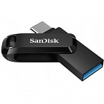 SanDisk USB Drive 128Gb Ultra Dual Drive Go, USB 3.1 - USB Type-C Black SDDDC3-128G-G46