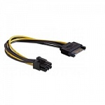 Cablexpert Разветвитель питания SATA-PCI-Express 6pin, для подключения в/к PCI-Е 6pin к б/п ATX CC-PSU-SATA
