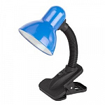 ЭРА C0041426 Настольный светильник N-102-E27-40W-BU синий на прищепке
