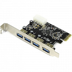 Espada Контроллер PCI-E, USB3.0 4внеш.порта, модель PCIe4USB3.0, oem 41977