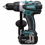 Makita DDF458Z Дрель ак 18В,Li-ion,БЗП-13мм,0-400\2000об\м,91\58Нм,2.3кг,кор,мет ред,бок рук,б\ак и з\у,XPT