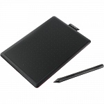 Графический планшет Wacom One by Small USB черный/красный CTL-472-N