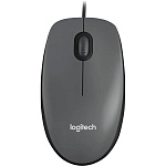 Мышь проводная Logitech M90 black USB1.1, оптическая, 1000dpi, 2but 910-001795