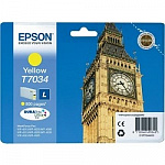 EPSON C13T70344010 Картридж для Epson WorkForce Pro WP4015DN/4025DW/4095DN/4515DN/4525DNF/4535DWF/4595DNF, жёлтый 0.8 K