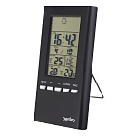 Perfeo Часы-метеостанция "Meteo", чёрный,PF-S3331F время, темп., датчик ул. темп., влажность