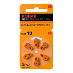 Kodak ZA13-6Bl KZA13-6 Max Hearing Aid 60/300/45000 6 шт. в уп-ке