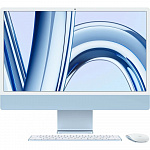 Моноблок Apple iMac A2874 24" 4.5K M3 8 core/8Gb/SSD256Gb/8 core GPU /macOS/kb/m/синий 4480x2520 Z197000DV