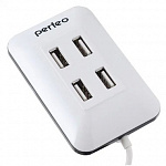 Perfeo USB-HUB 4 Port, PF-VI-H028 White белый PF_4783