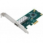 D-Link DGE-560SX/D1A Сетевой PCI Express адаптер с 1 портом 1000Base-X SFP низкопрофильное крепление в комплекте