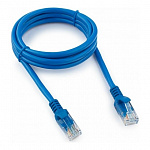 Патч-корд UTP Cablexpert PP12-1.5M/B кат.5e, 1.5м, литой, многожильный синий