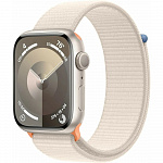 Apple Watch Series 9 GPS 41mm Starlight Aluminium Case with Starlight Sport Loop MR8V3LL/A