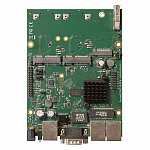 MikroTik RBM33G Плата, 880 МГц, 3х 1G Ethernet, 2x miniPCIe, 2x SIM, M.2, USB 3.0, RS232
