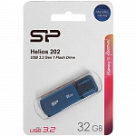 Флеш накопитель 32Gb Silicon Power Helios 202, USB 3.2, Голубой