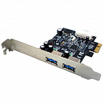 Controller ST-Lab, PCI-E x1, U- 710, 2 ext USB3.0, +LP bracket, Ret