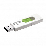 Флеш Диск A-DATA 128GB AUV320-128G-RWHGN UV320, USB 3.2, белый/зеленый